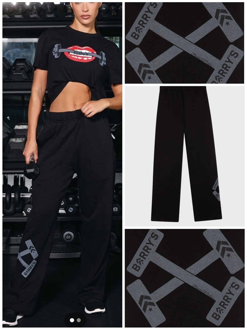 Lauren Moshi X Barry's sweatpants